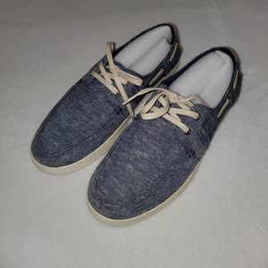Men's Tom's Culver Moc Toe Canvas Sneakers Loafers Deck Shoes Size 9